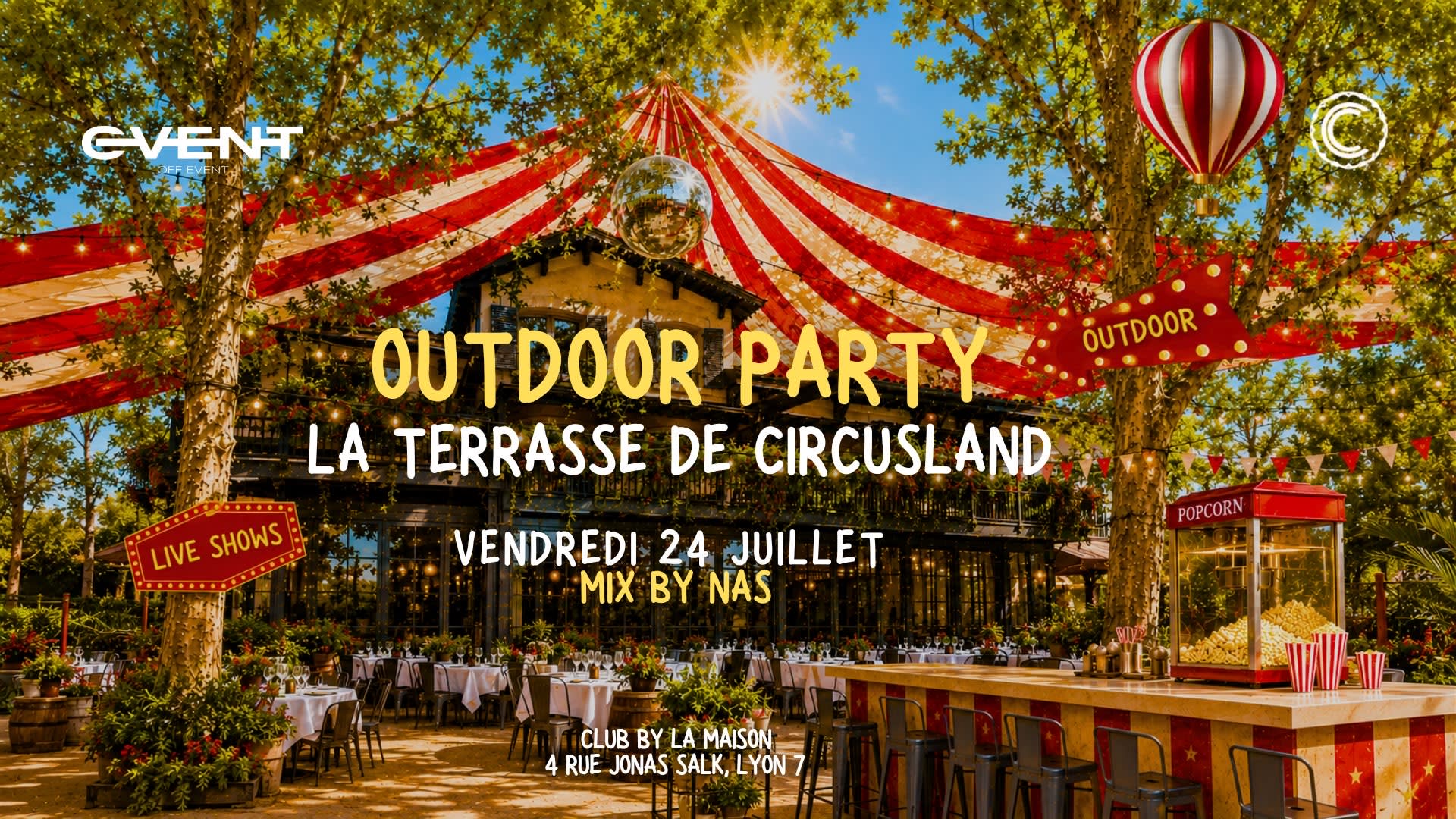 Outdoor Circusland Party