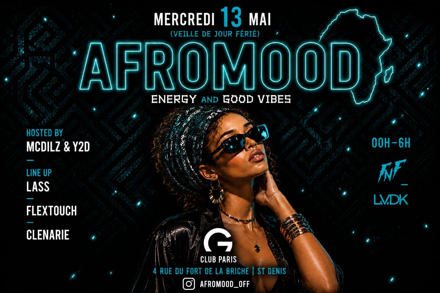 Afro Mood ( Veille De Jour Férié )  @ Gclub