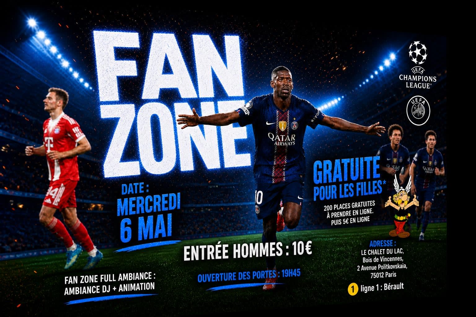 Demi-Finale - Psg Vs Bayern - Chalet Du Lac