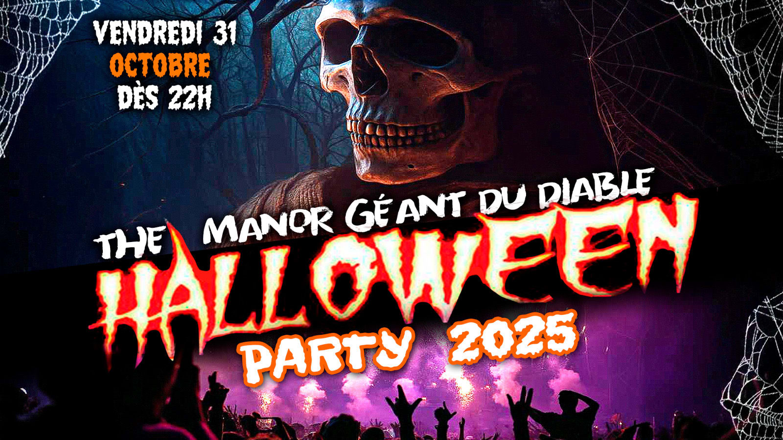 Le Manoir Geant Du Diable De L' Horreur Halloween Party 2025