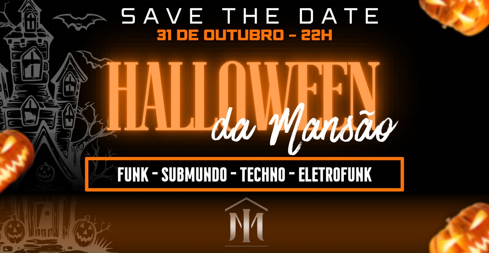 Halloween Da Mansão Ideal