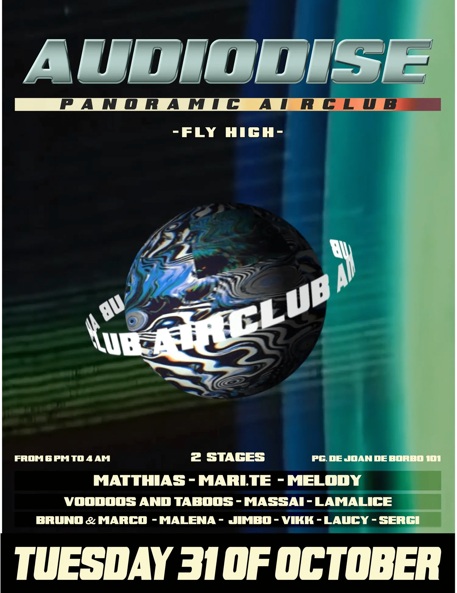 Audiodise's Airclub Halloween Departure