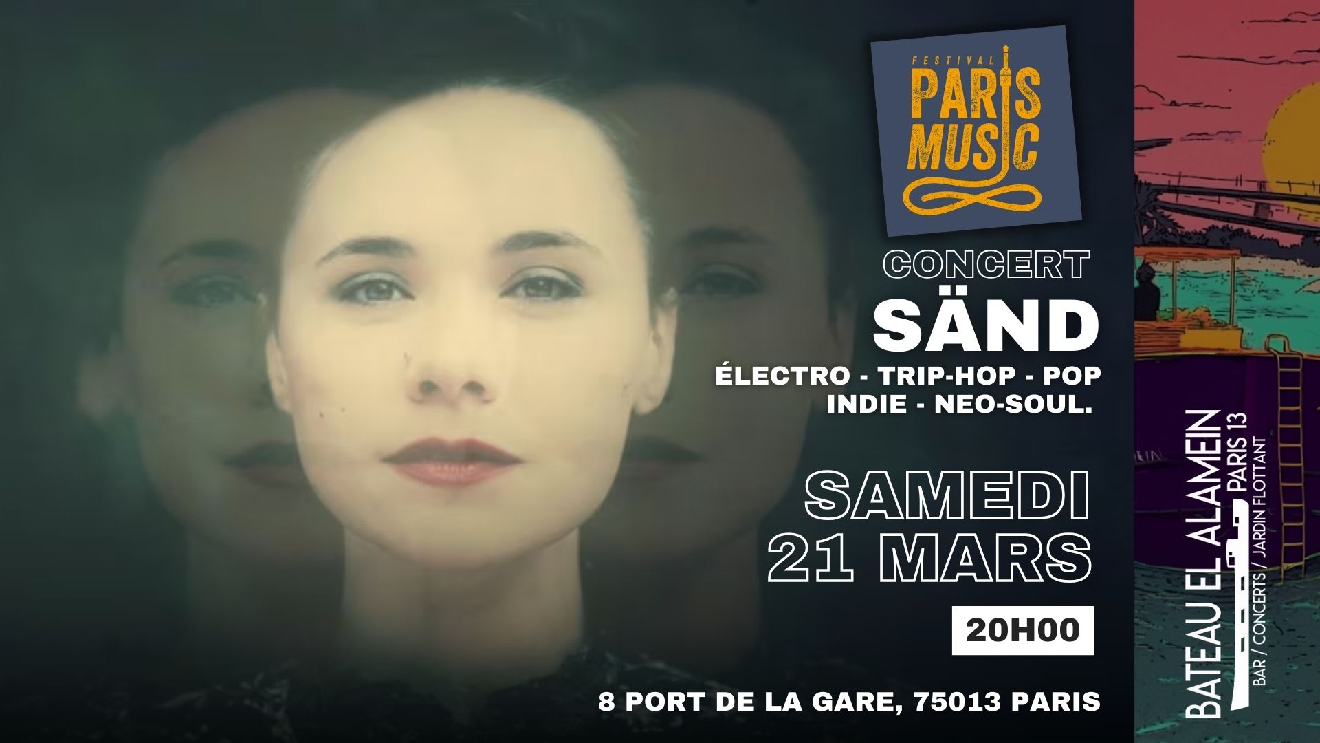 Sam 21/03 : Sänd - Paris Music Festival