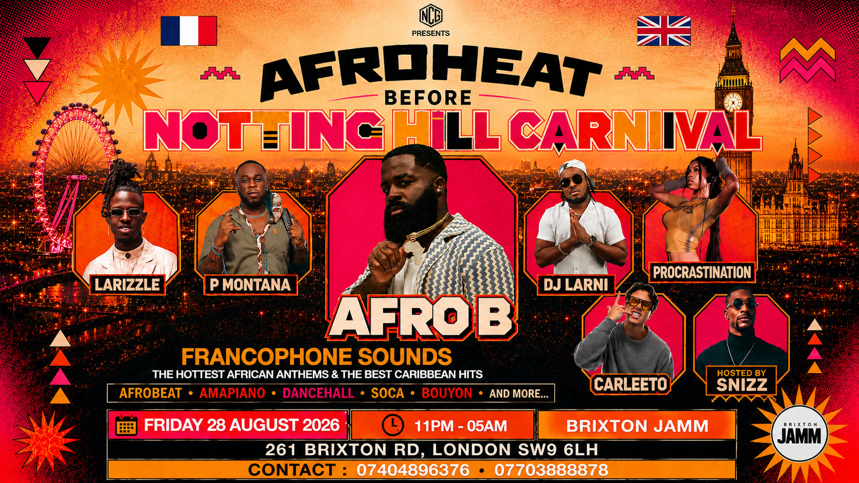Afroheat London - Carnival Weekend