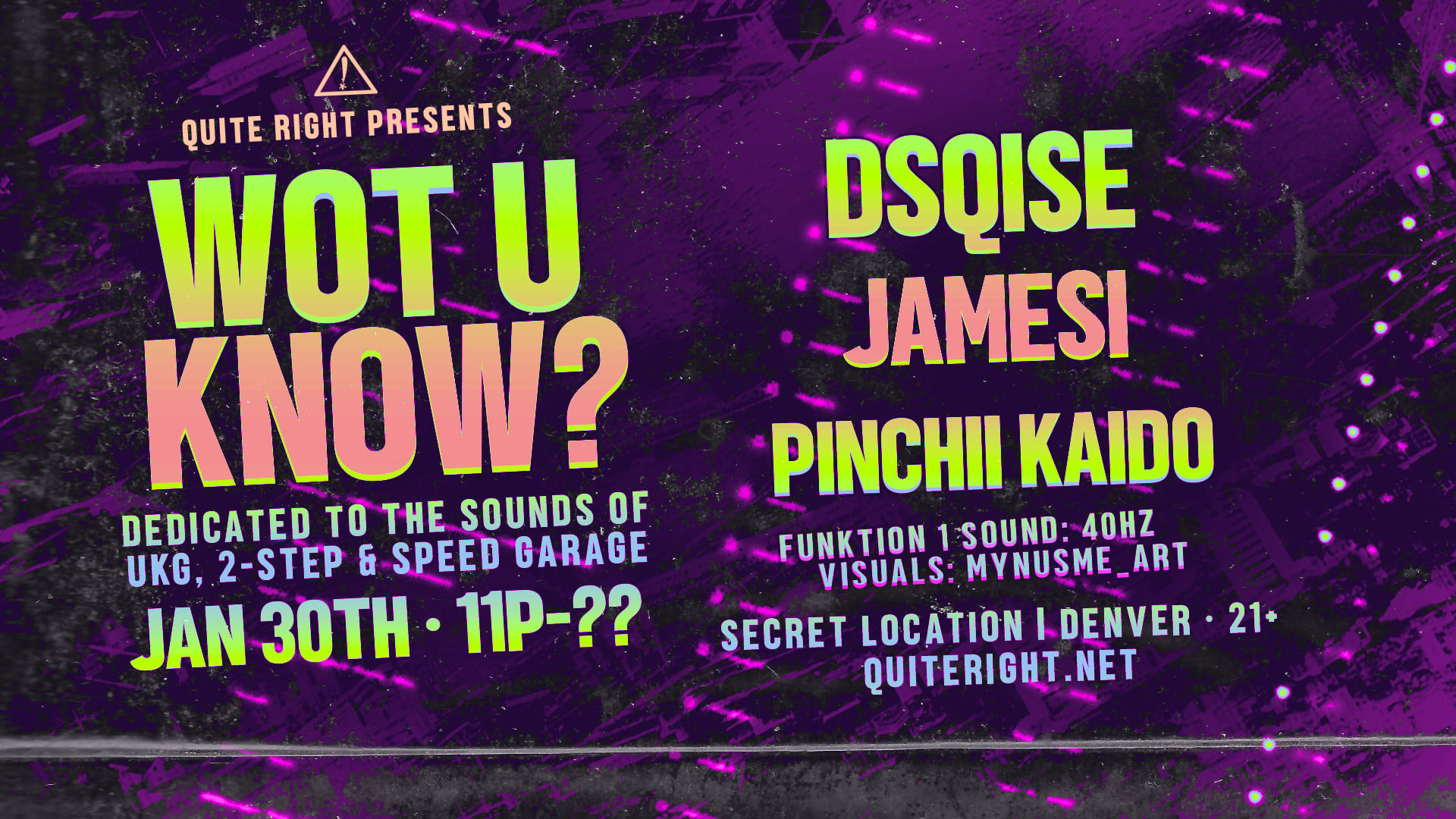 Wot U Know? [Ukg, 2-Step, Speed Garage]