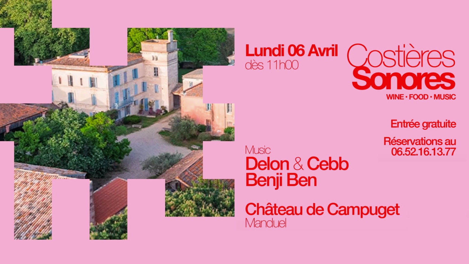 Costières Sonores Au Chateau De Campuget Le Brunch De Pâques