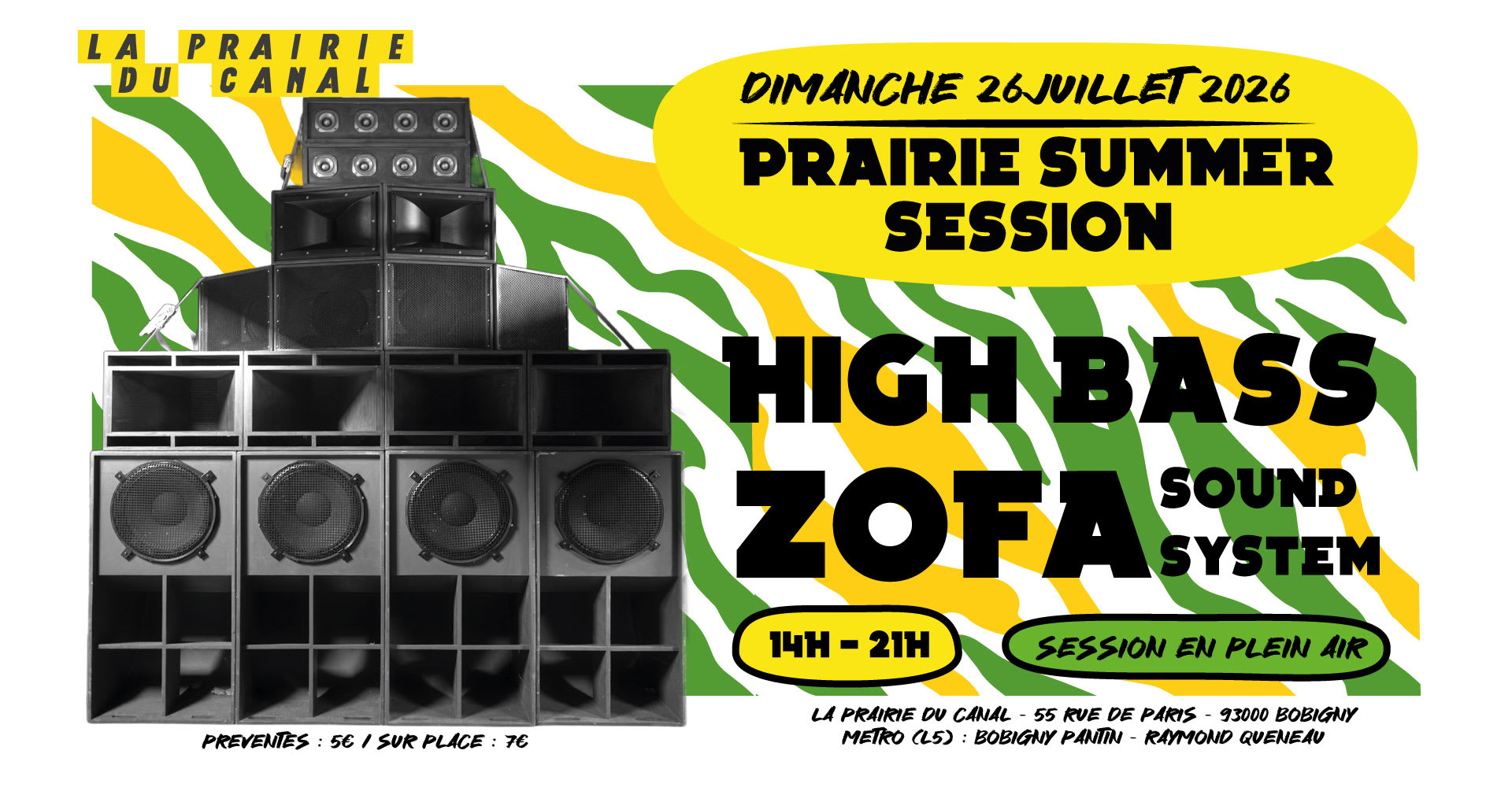 High Bass & Zofa Sound System At La Prairie Du Canal