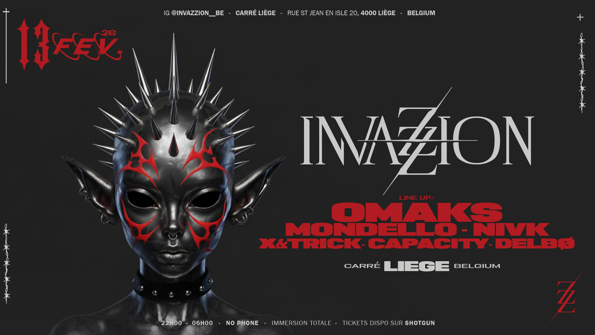 Invazzion —  360° Stage —  Liège