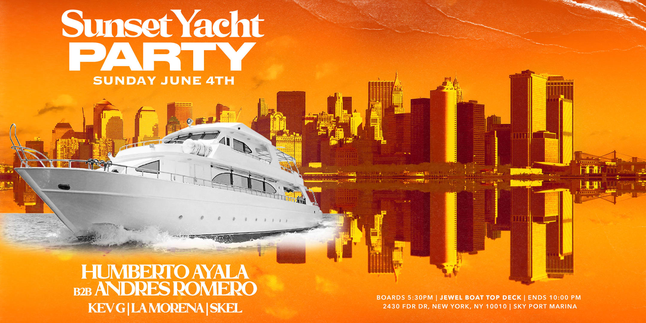 Open Air Boat Party  Andres Romero - Humberto Ayala - Kevg