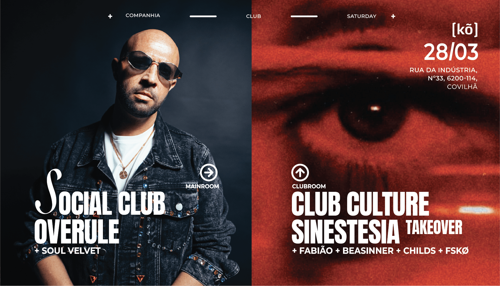 Social Club W/ Dj Overule / Sinestesia Takeover