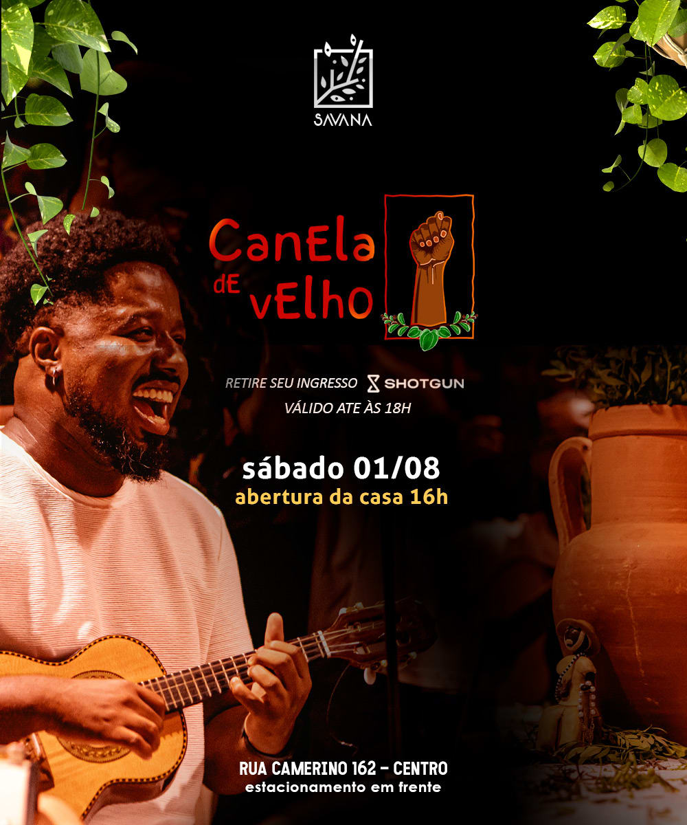 Canela De Velho Na Savana