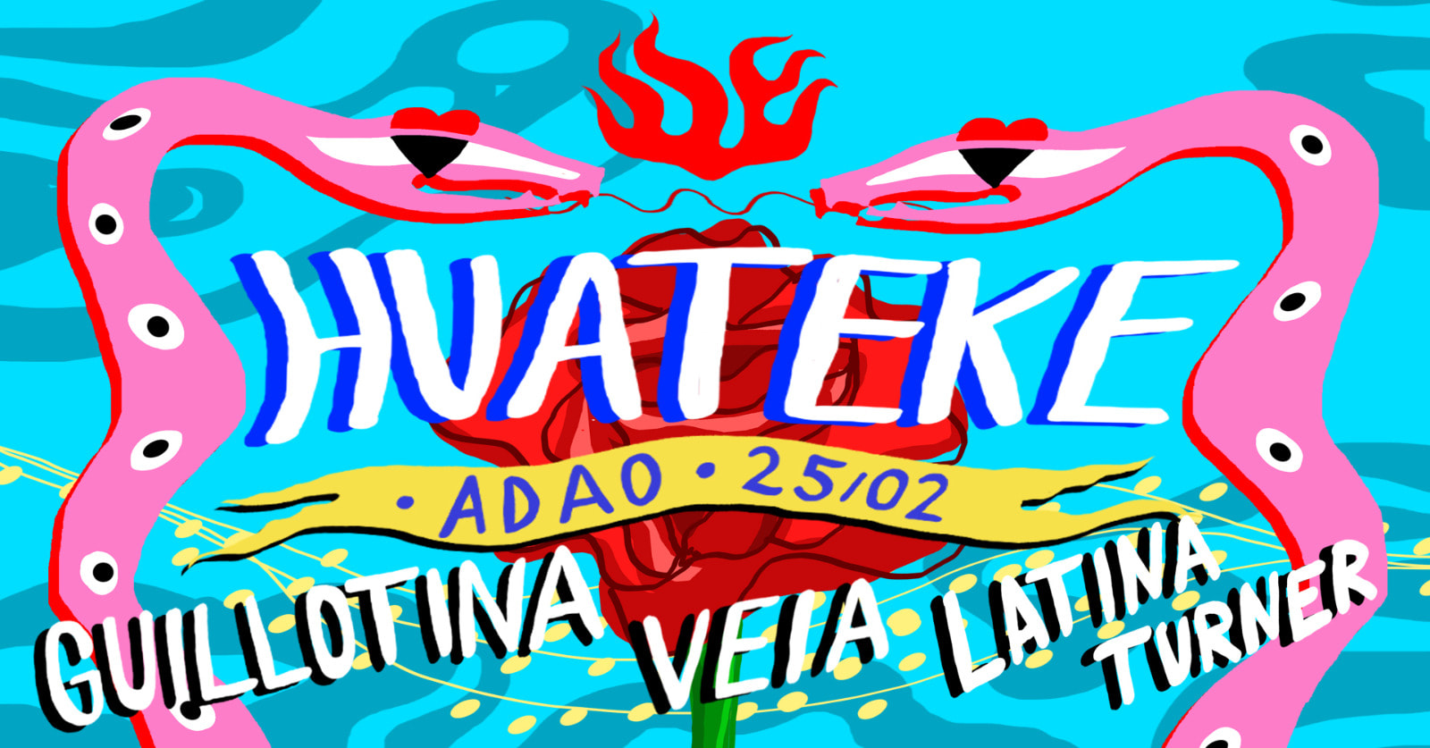 Huateke - Guillotina, Latina Turner, Veia