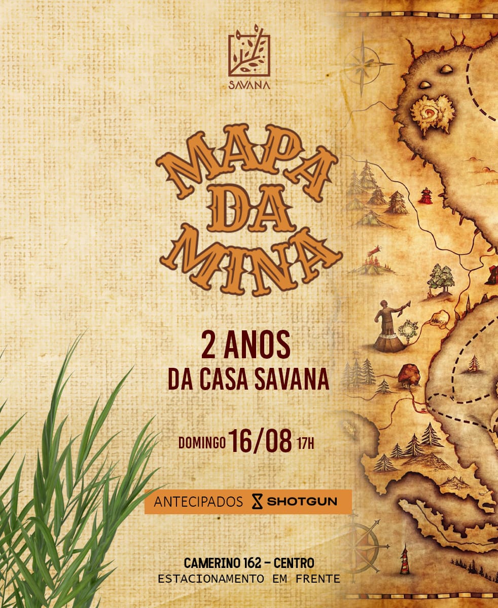 Mapa Da Mina Na Casa Savana