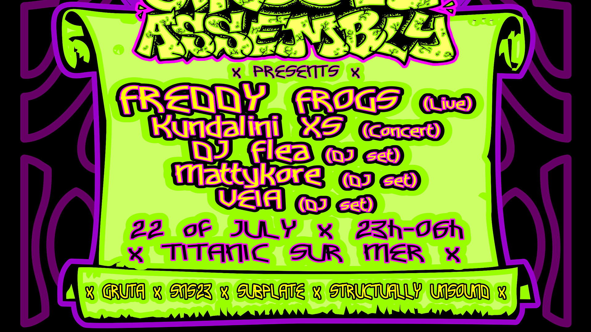 Pirate's Groove Assembly @ Titanic Sur Mer