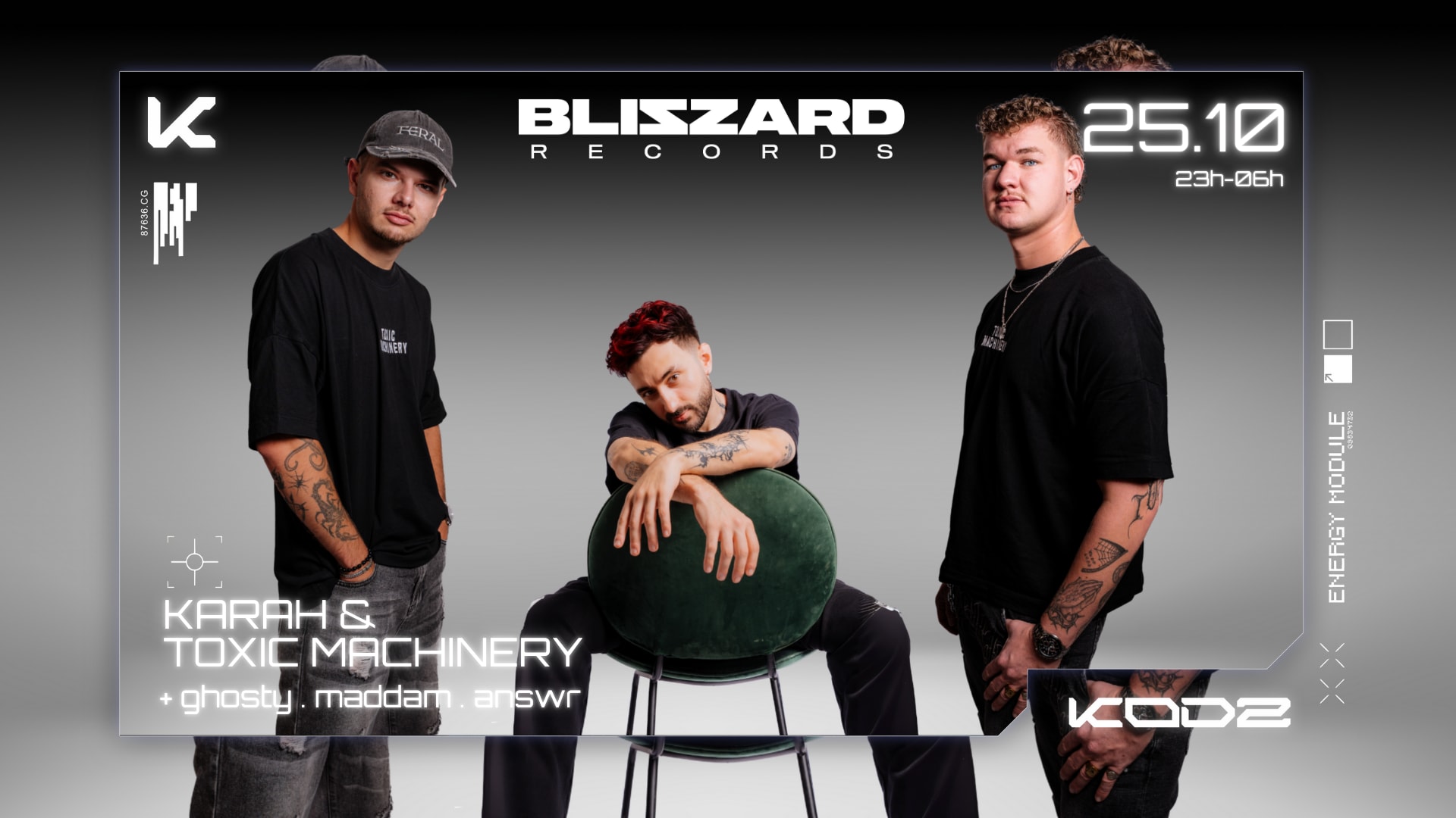 Kodz X Blizzard Records : Karah & Toxic Machinery & More