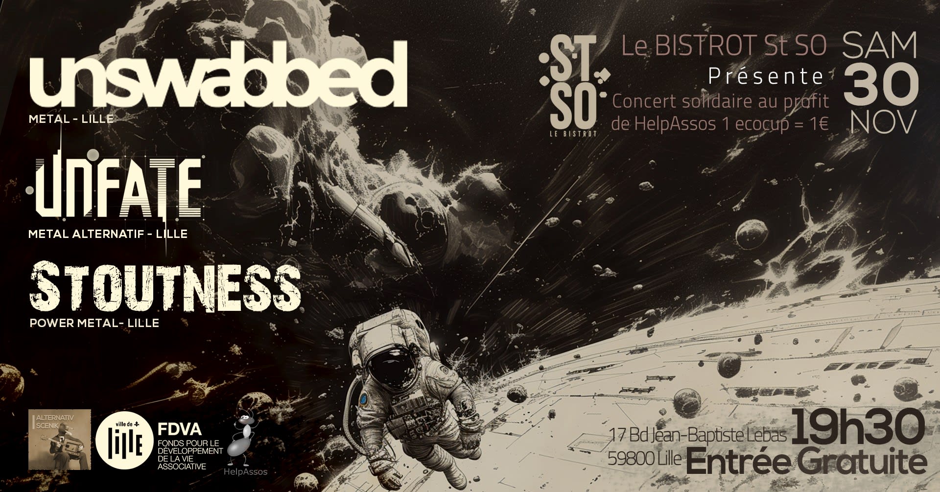 Show Solidaire Metal | Unswabbed - Unfate - Stoutness