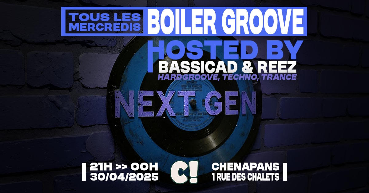 Boiler Groove - Tous Les Mercredis - 30.04