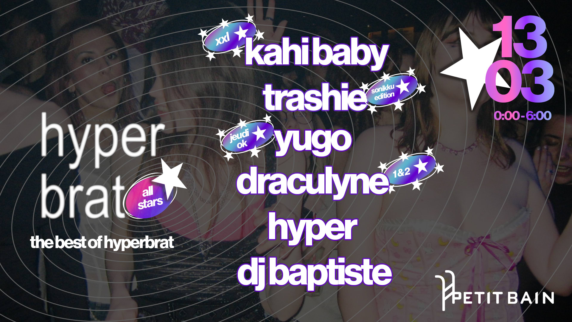 Hyperbrat All Stars : Hyperpop & Techno Queer Party