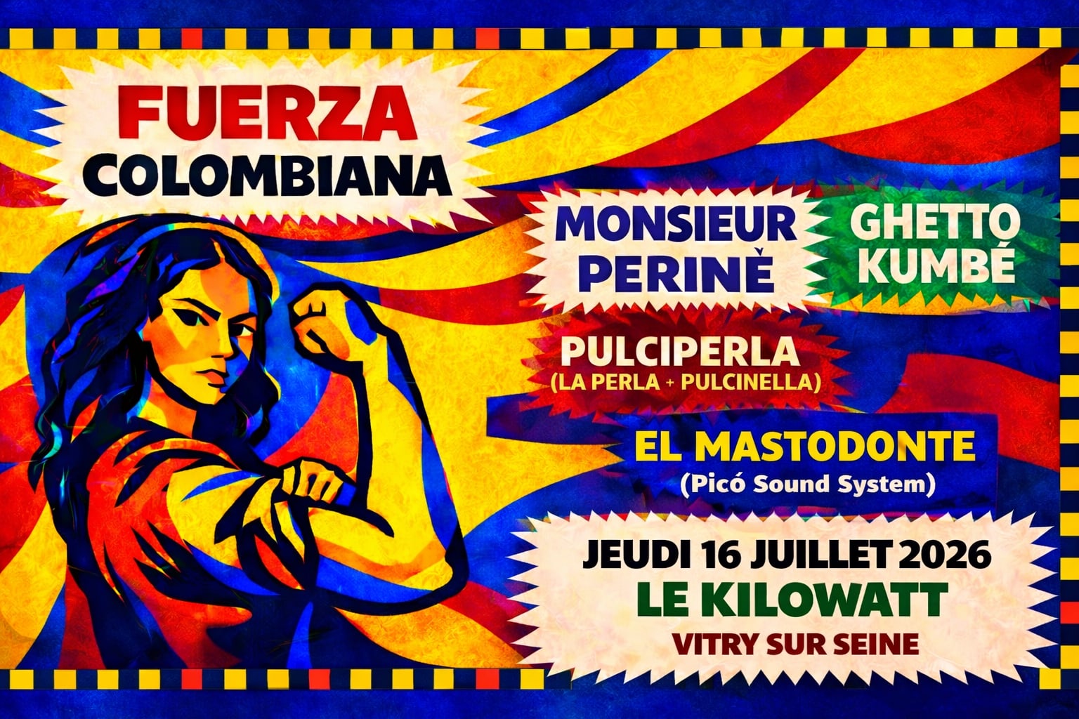Fuerza Colombiana (Monsieur Periné + Ghetto Kumbé +...)