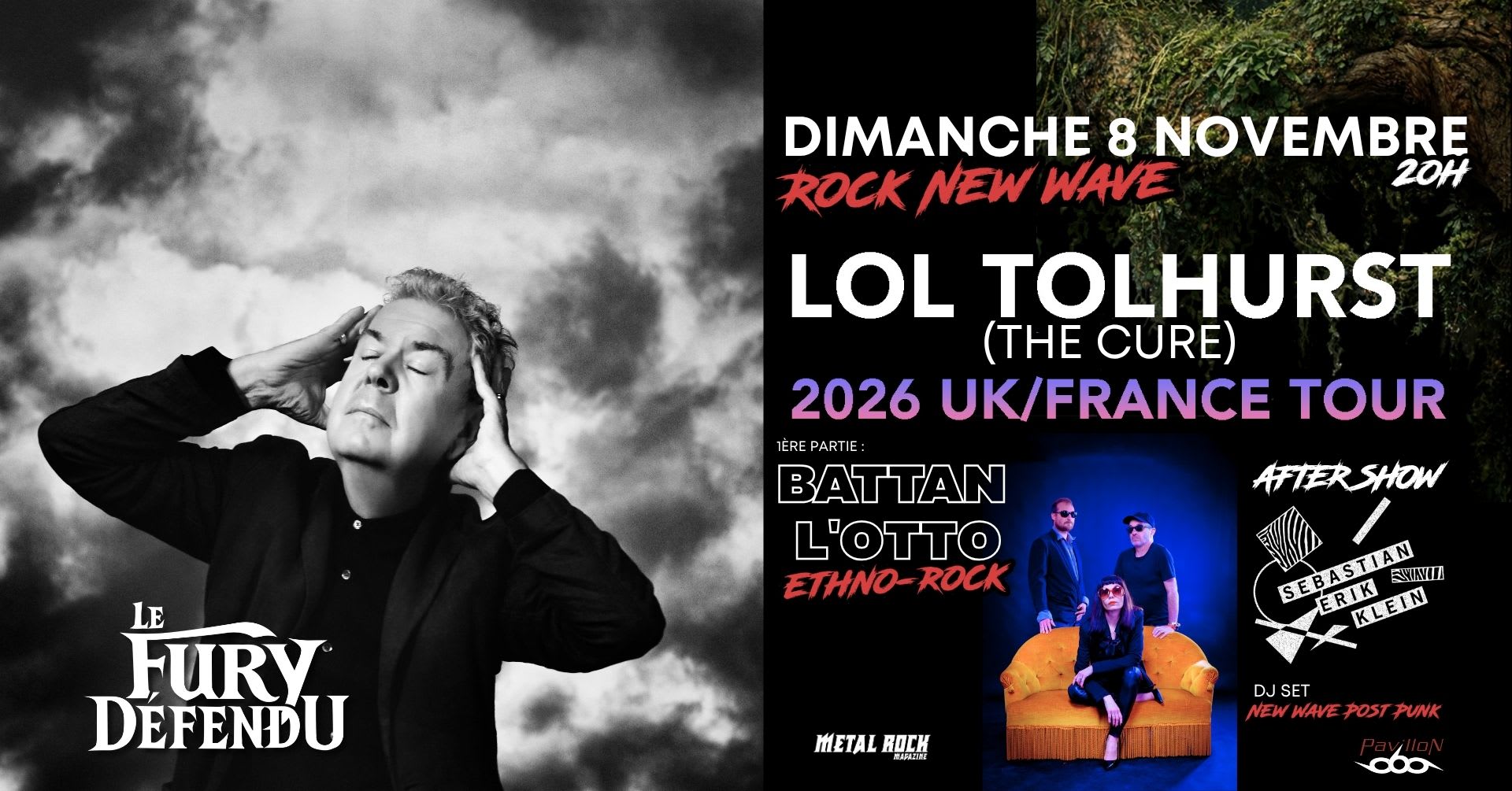 Lol Tolhurst(The Cure)/ Battan L'otto / Sebastian Erik Klein