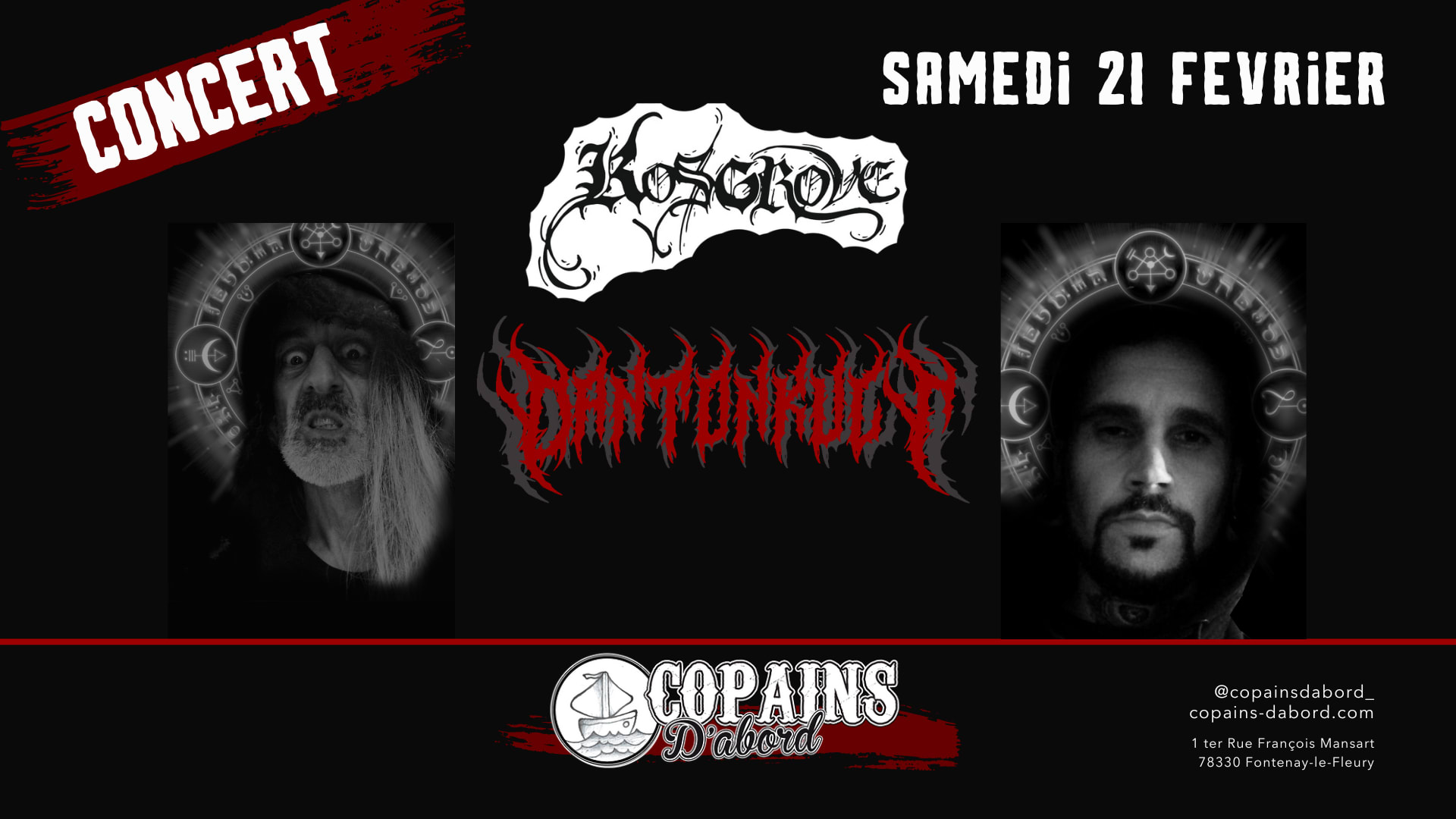 Concert : Dantonkult & Magna Carta