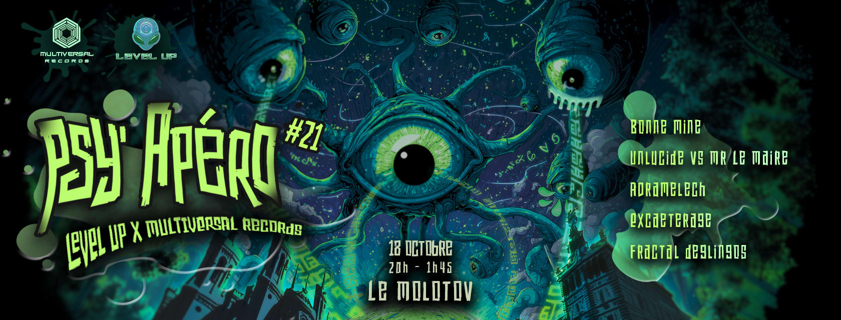 Psy’Apéro #21 By Level Up X Multiversal Records