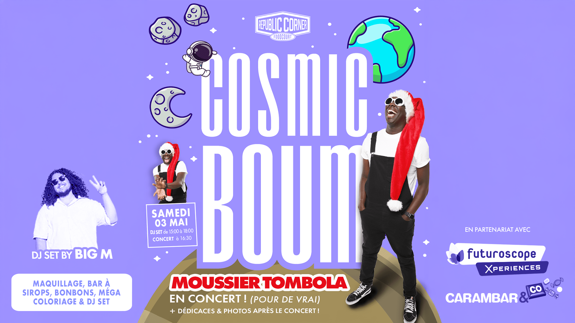 Moussier Tombola En Concert À L'espace Republic Corner