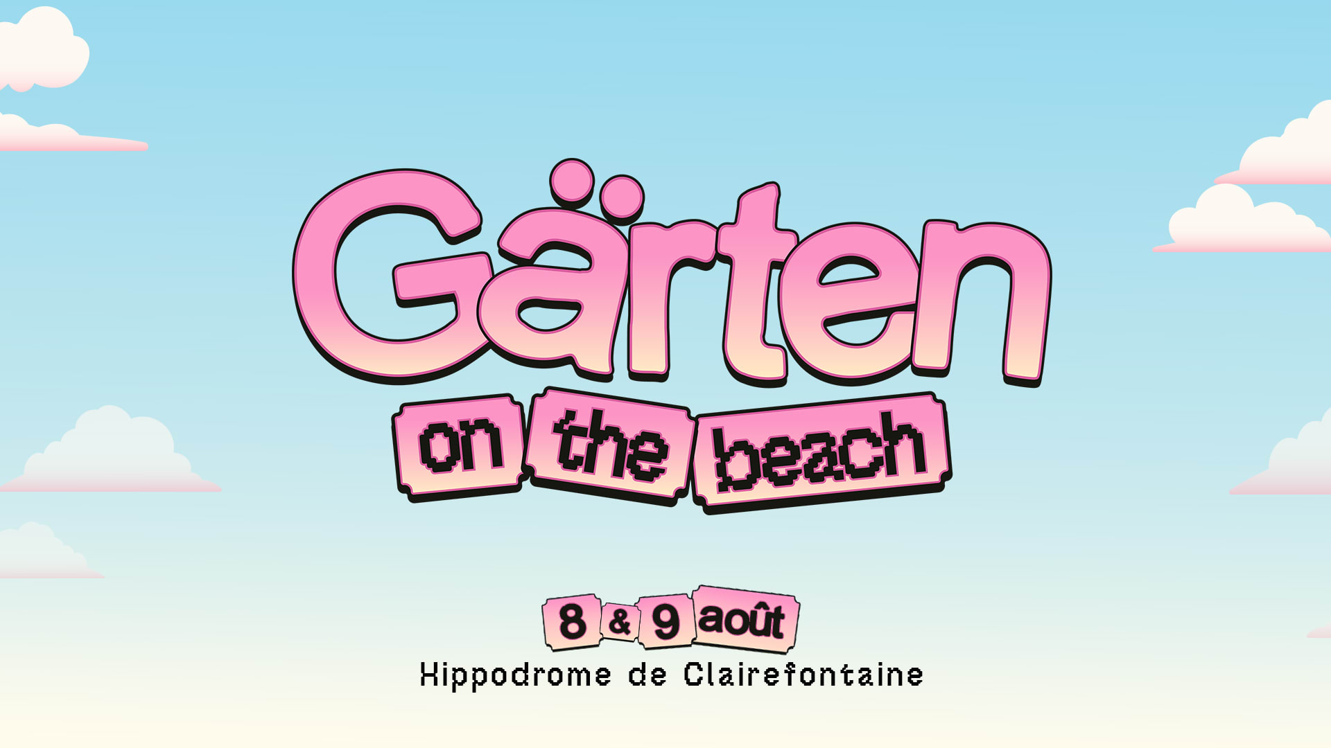 Gärten On The Beach Festival | 8-9 Août 2026