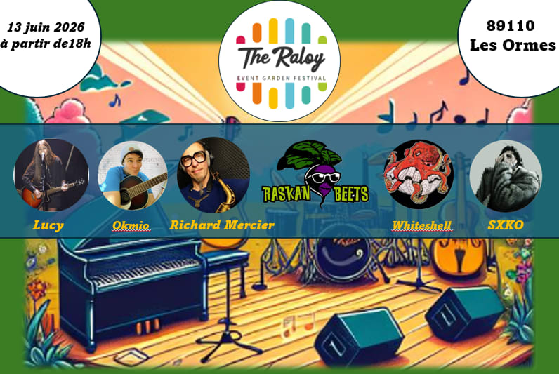 The Raloy Music Garden Festival - 13 Juin 2026
