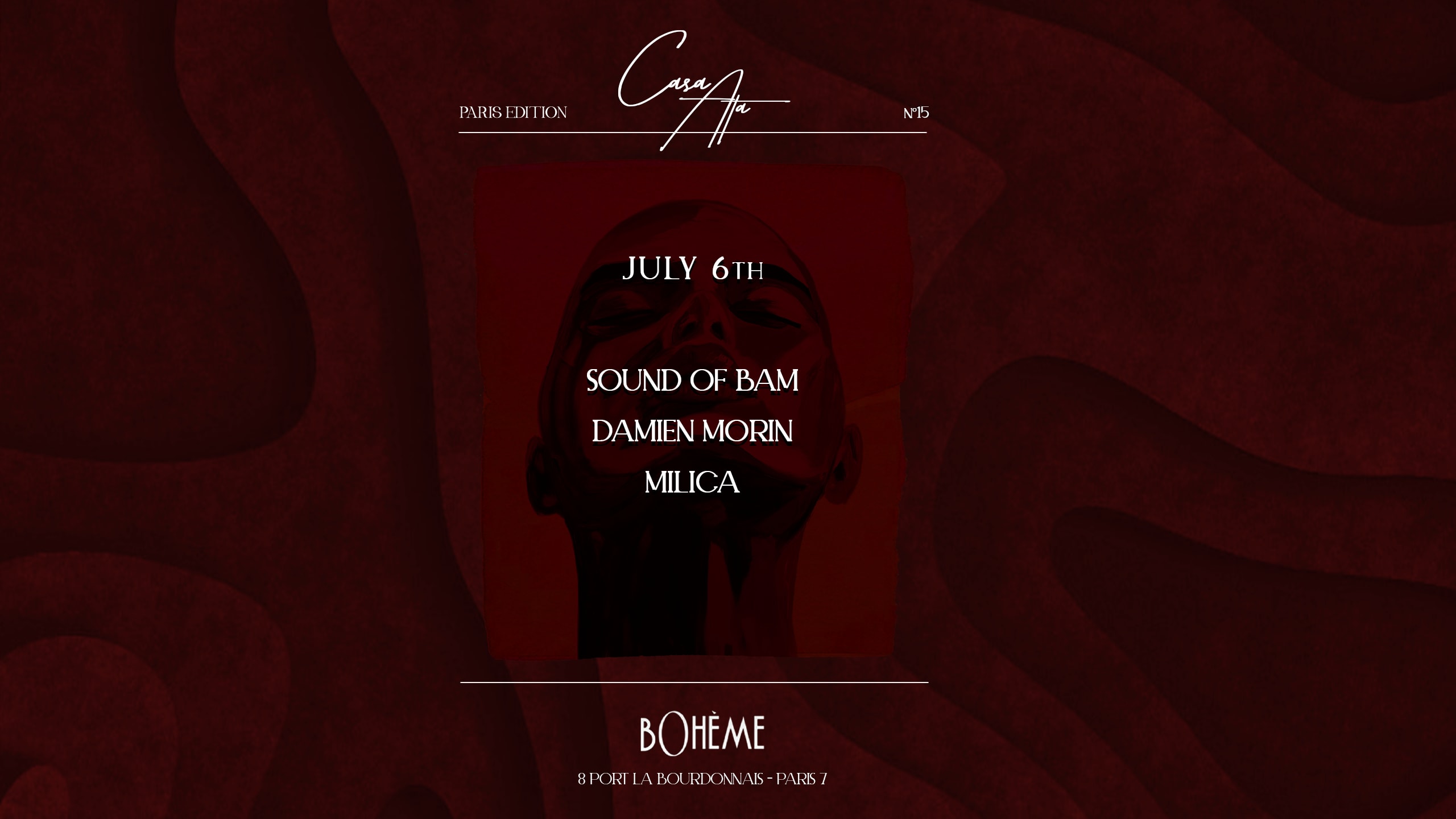 Casa Atarashi W/ Sound Of Bam, Damien Morin & Milica