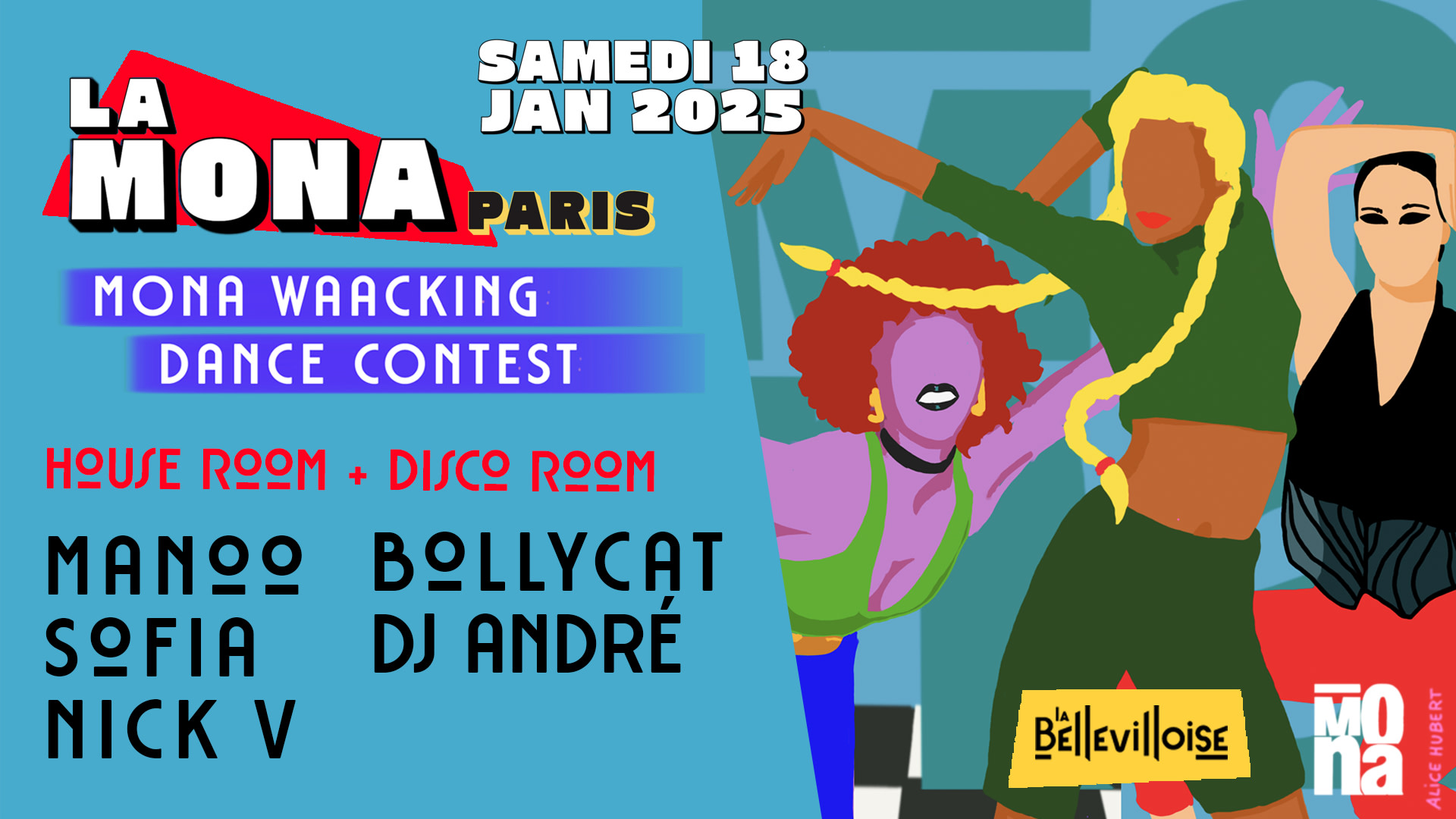 La Mona Avec Manoo, Sofia, Nick V + Waacking Dance Contest