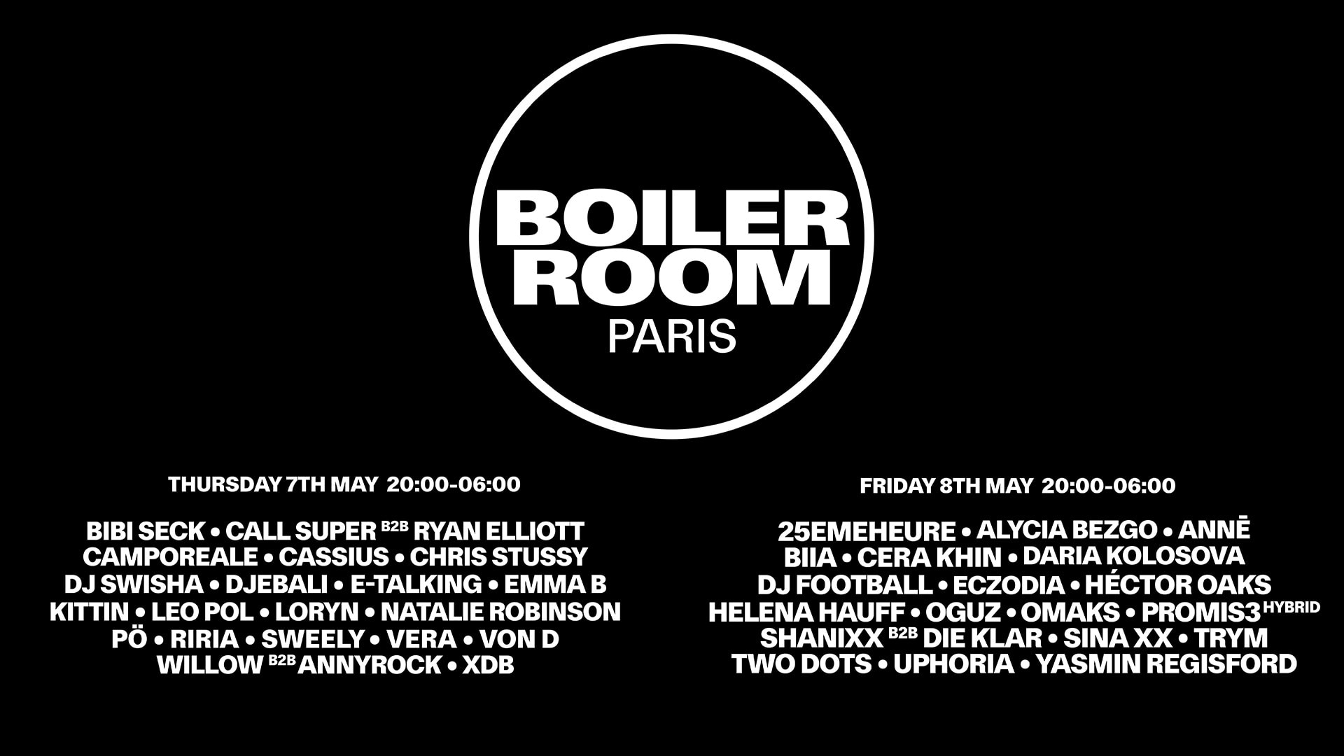 Boiler Room: Paris