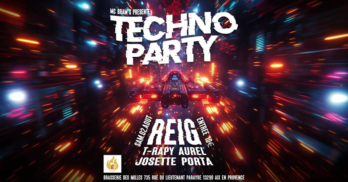 Techno Party Brasserie Des Milles