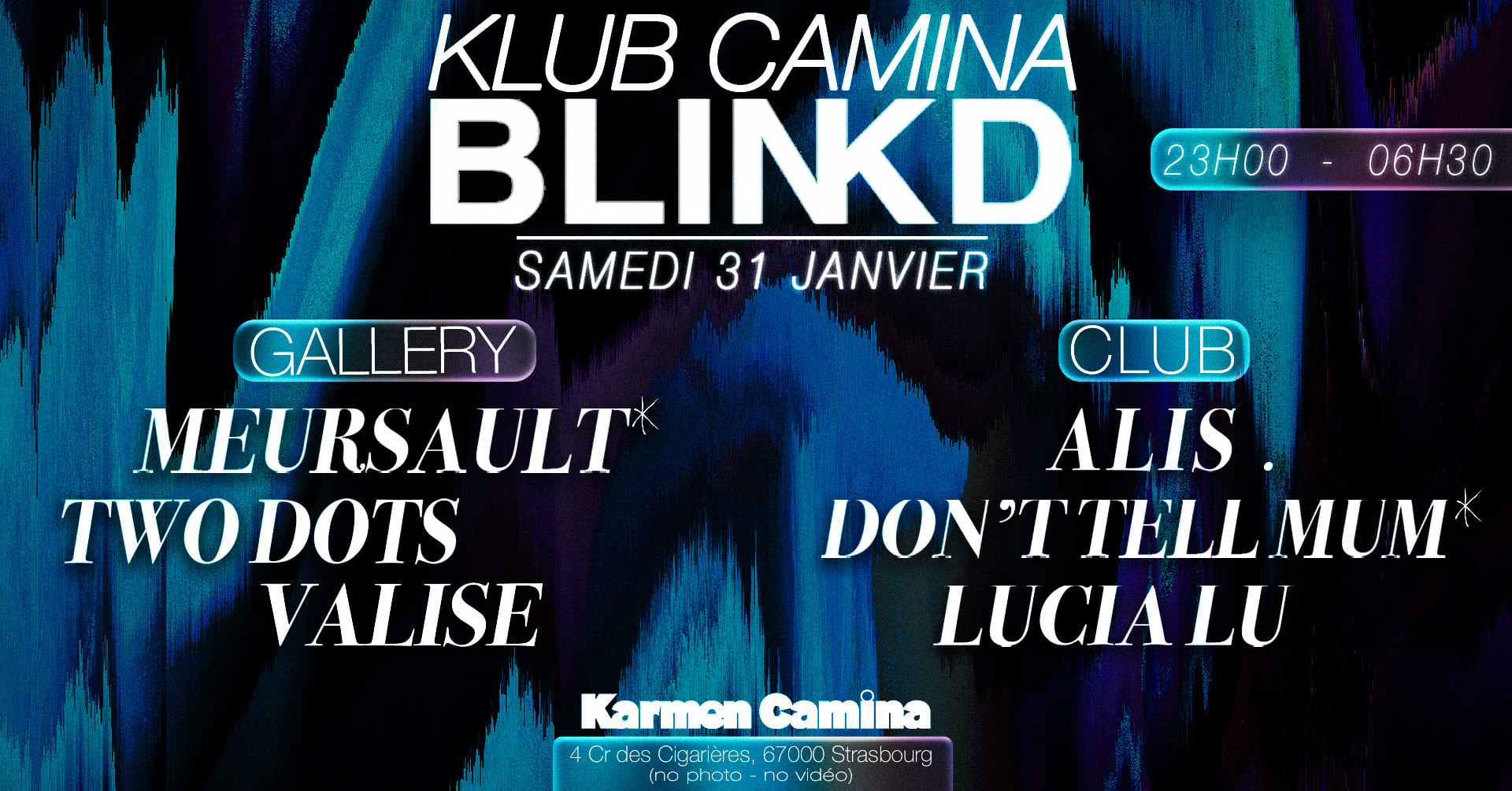 Klub Camina X Blinkd [Alis., Lucia Lu, Two Dots &+]