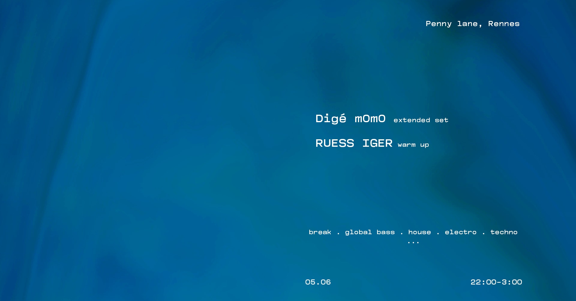 Digé M0m0 Extended Set Russ Iger Warm Up