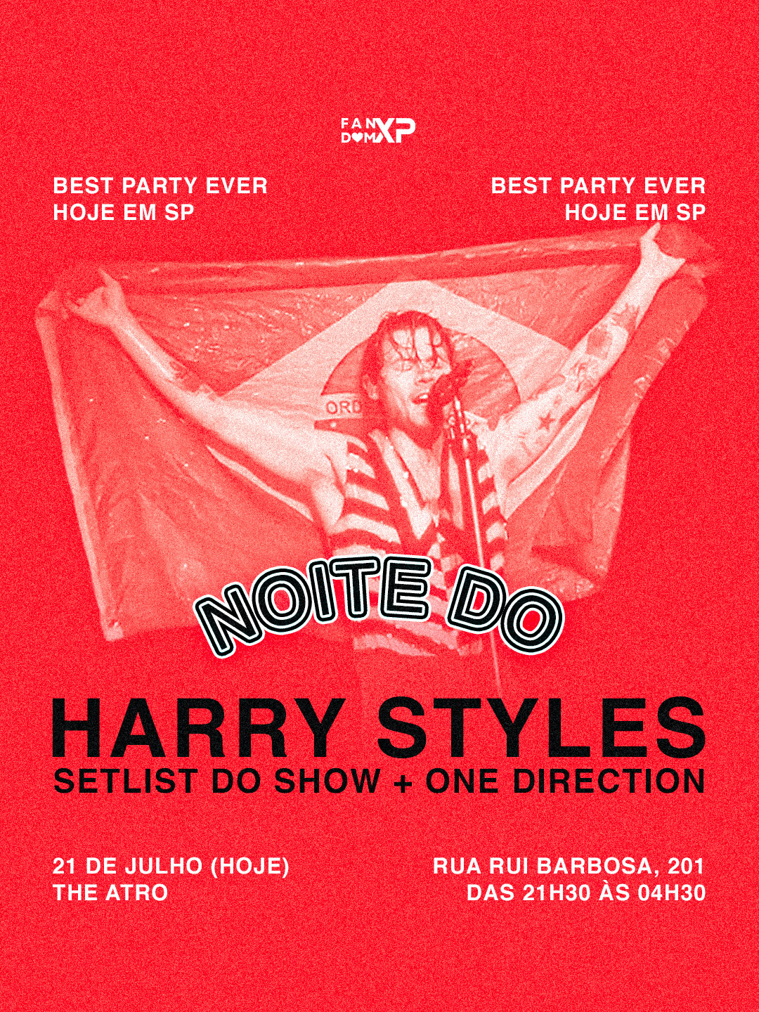 Best Party Ever: Especial Noite Do Harry - Hoje Em Sp!