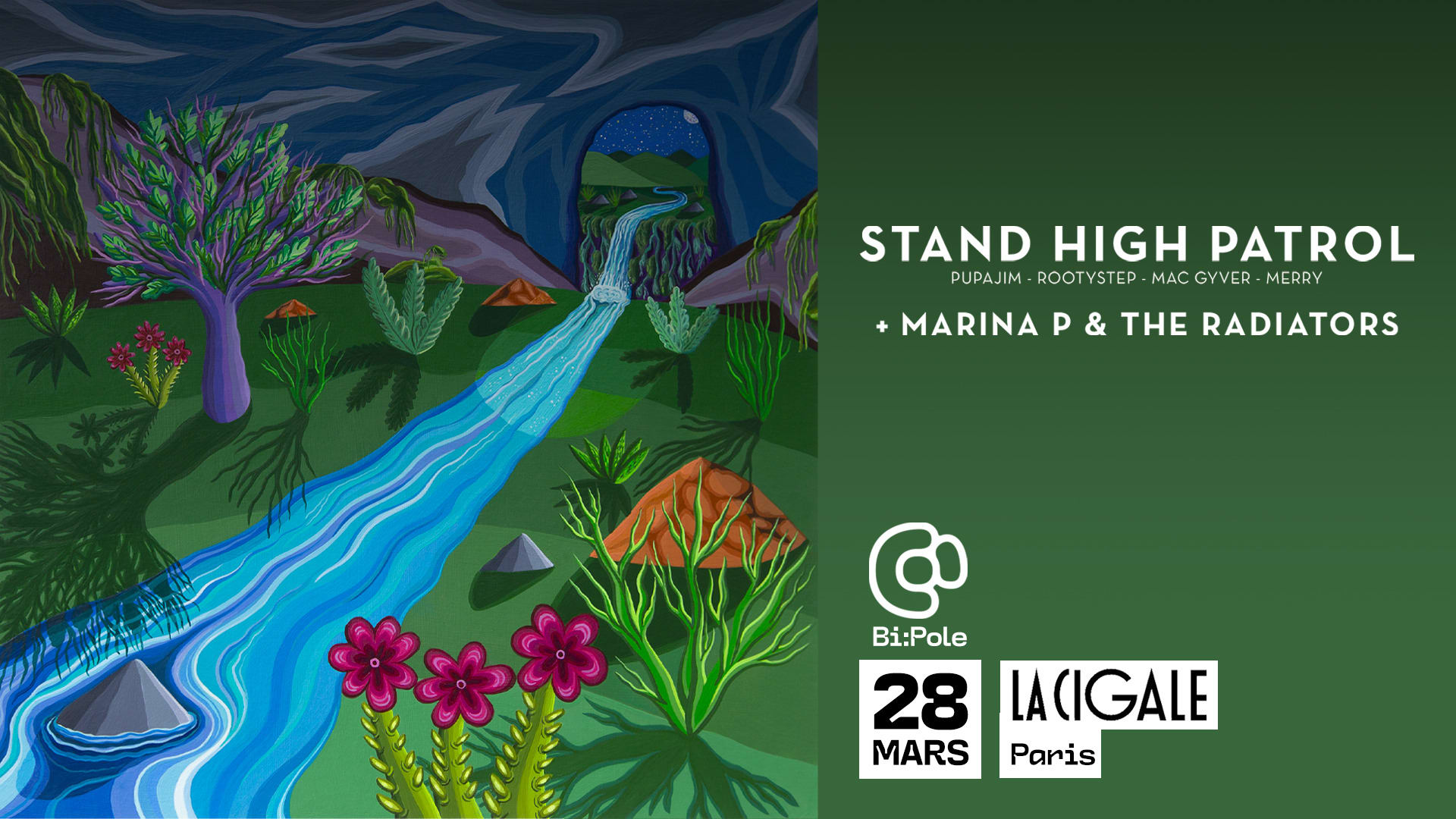 Stand High Patrol + Marina P & The Radiators @ La Cigale