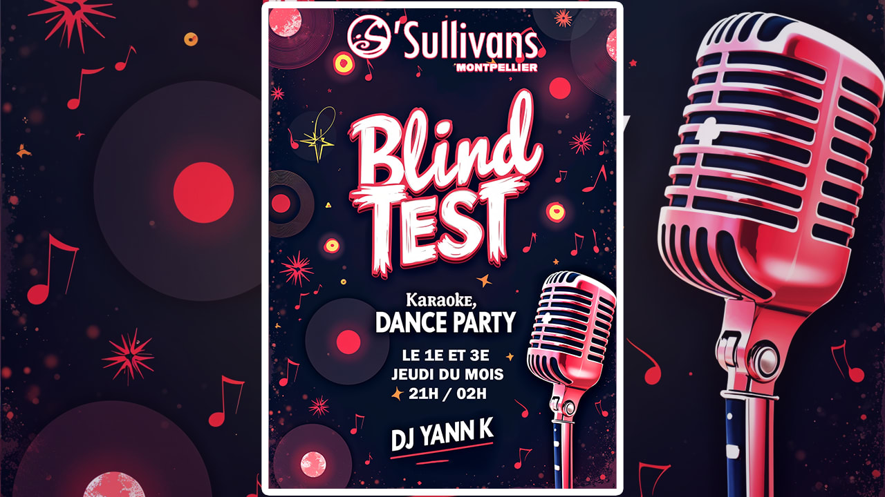 Blind Test @O'sullivans Pub Montpellier 20 Mars