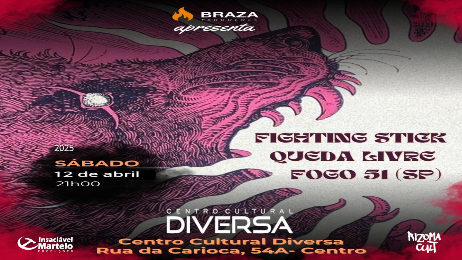 Braza Apresenta: Fogo 51 (Sp) + Fighting Stick + Queda Livre