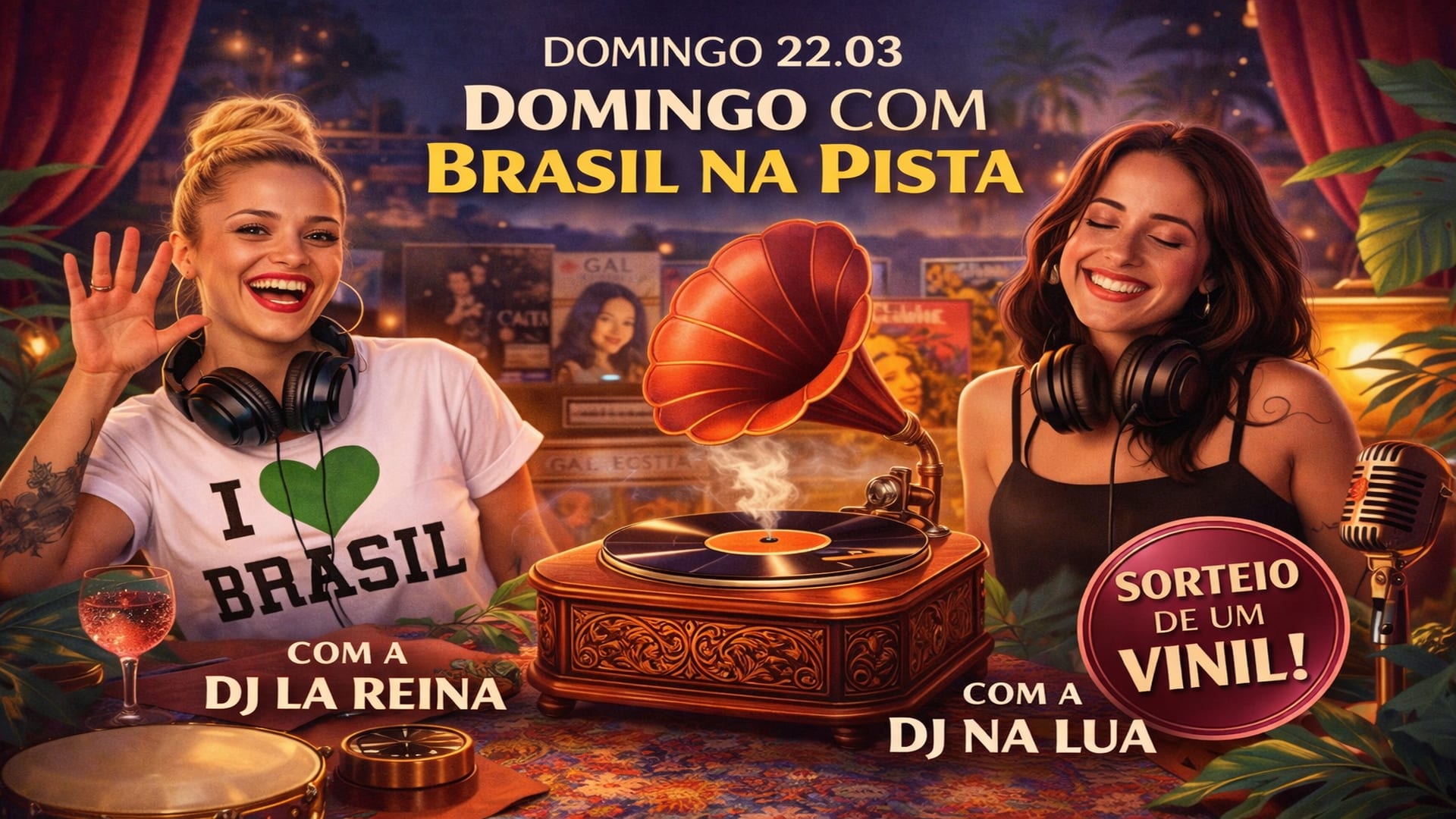 Domingo Com  Brasil Na Pista ( La Reina+ Nalua)