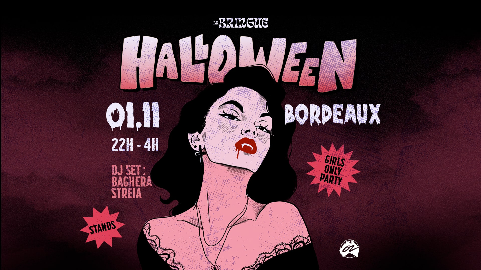 La Bringue - Bordeaux - Halloween 100% Girls