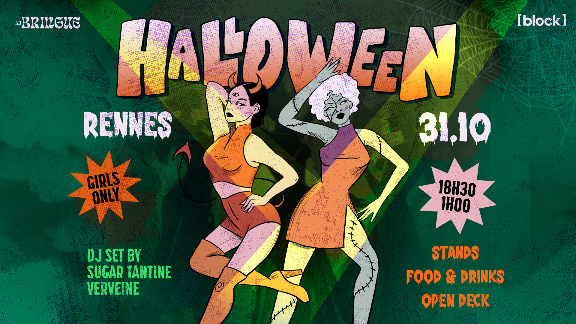 La Bringue - Rennes - Halloween 100% Girls