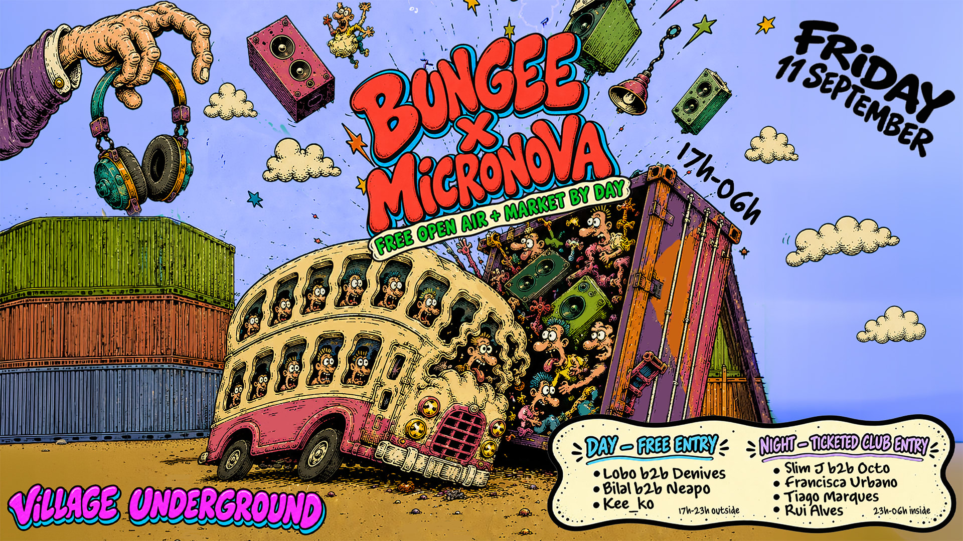 Bungee × Micronova Day&Night + Open-Air Creative Market