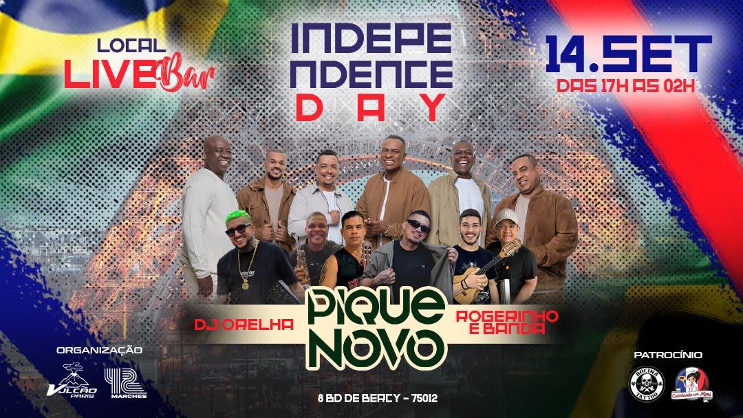 Vulcão Paris Présente : Pique Novo, Rogerinho, Dj Orelha