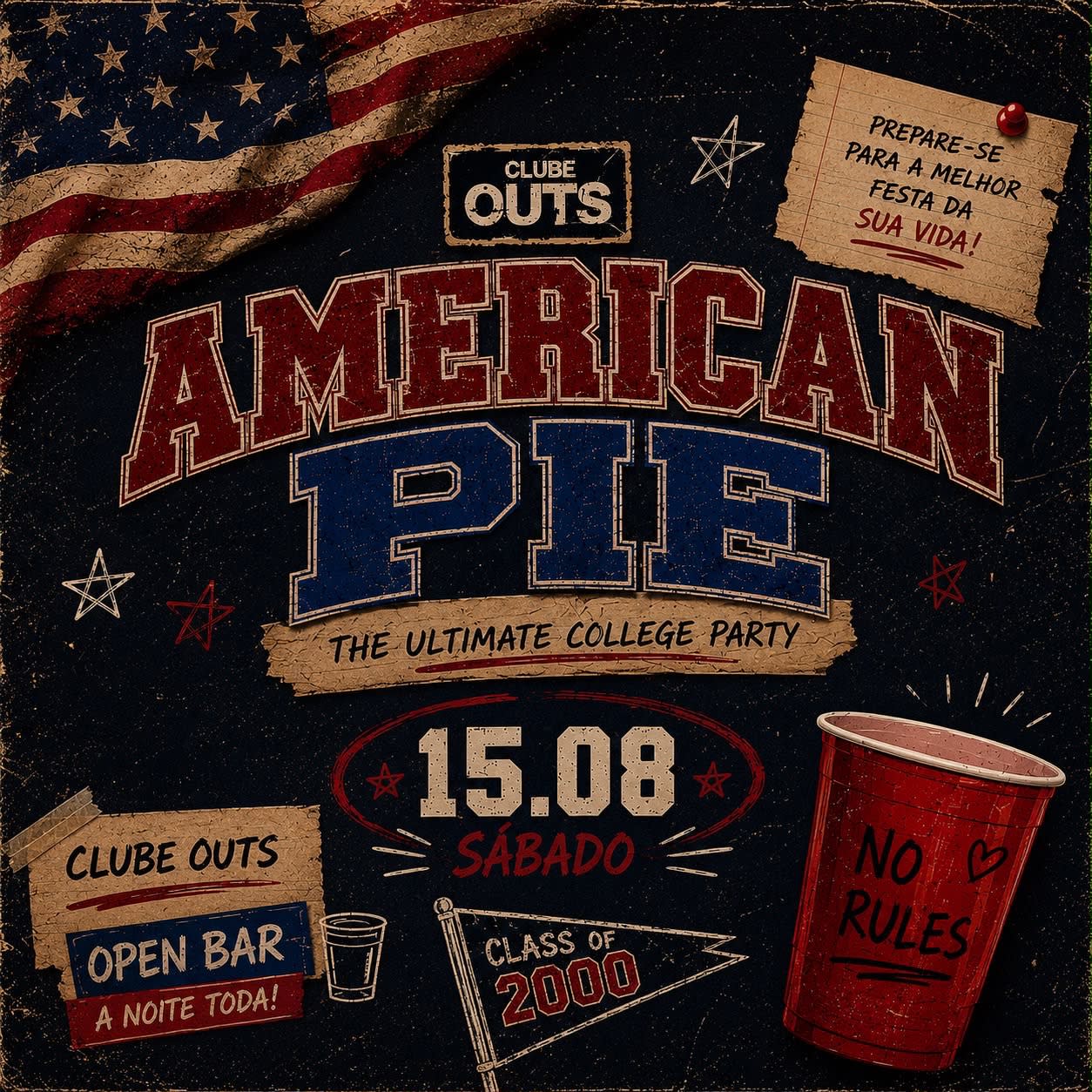 Festa Dos Perdidos | Open Bar | American Pie