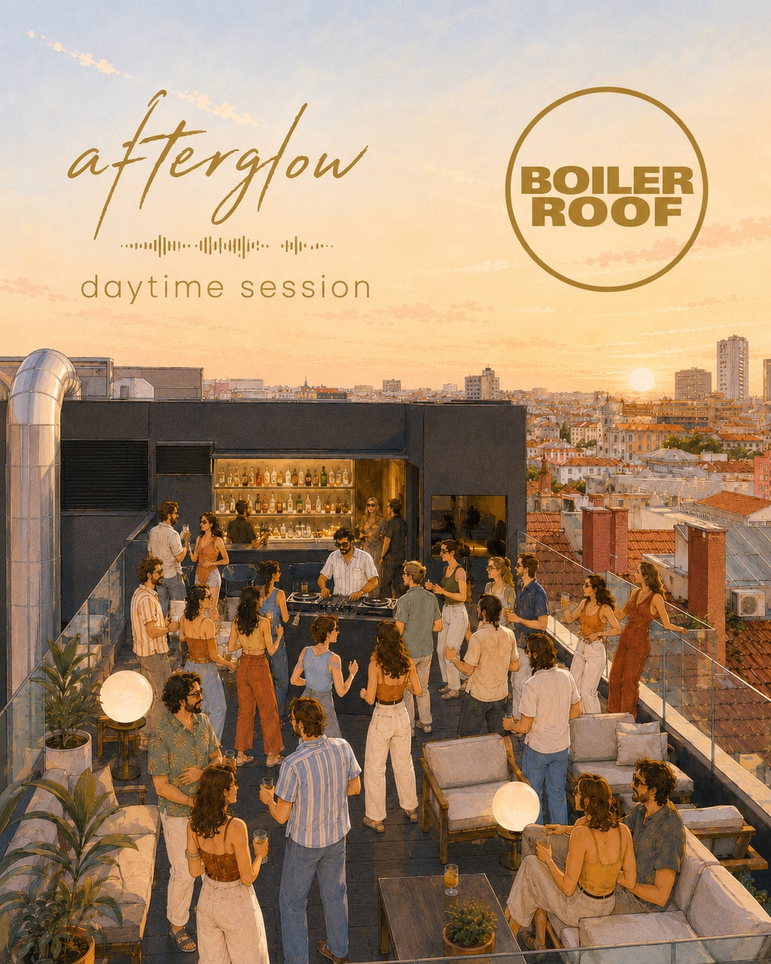 01.08  Afterglow: Boiler Roof | Sky Bar At Hills Hotel