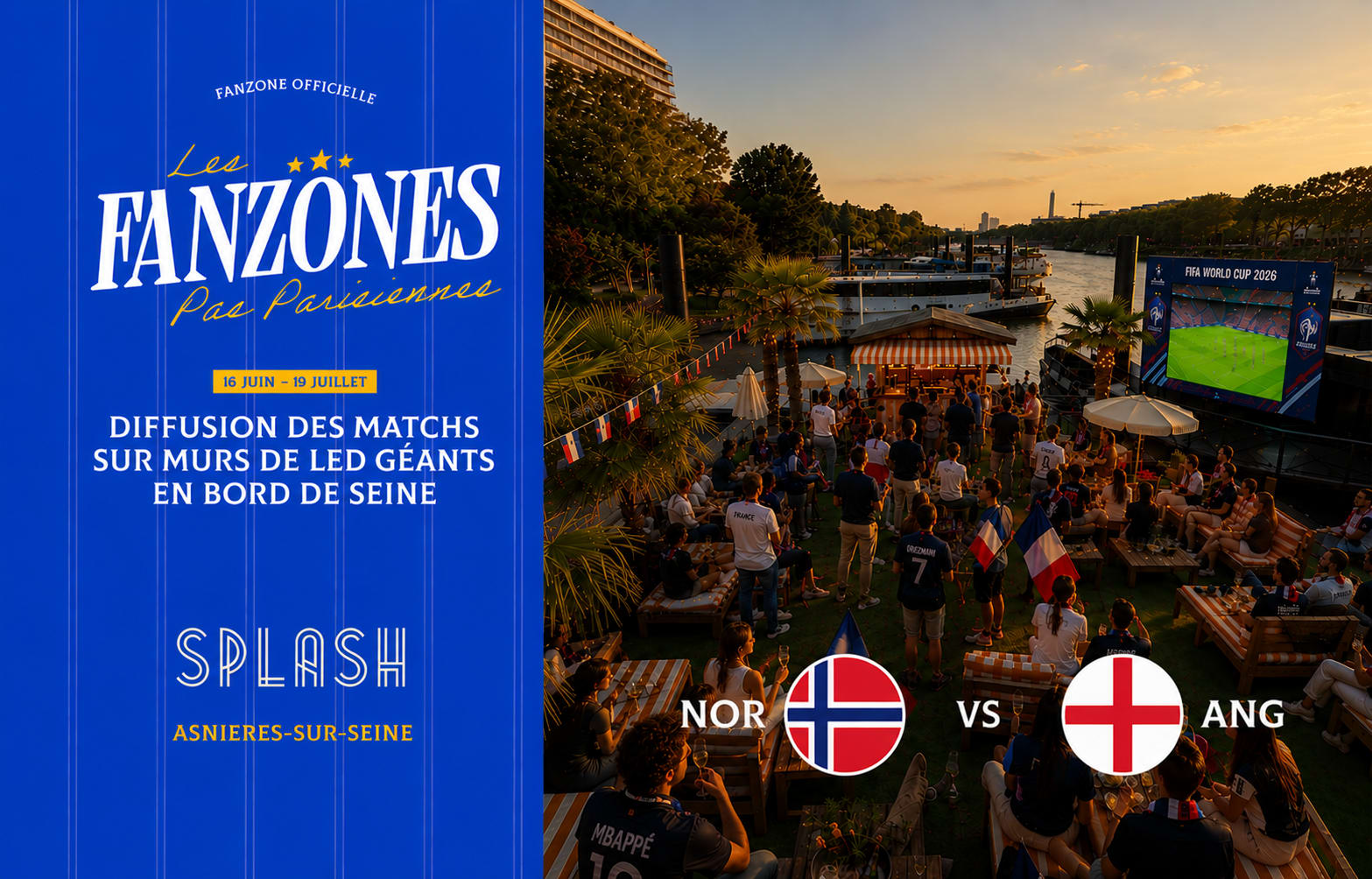 Quart De Finale ! | Fanzone @Splash Asnières