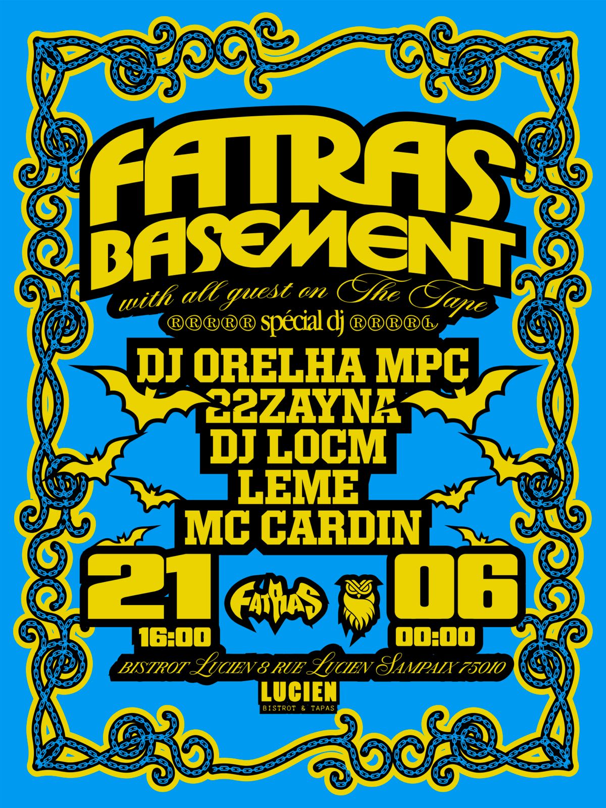Fête De La Musique Fatras X Bistrot Lucien X Br Touch