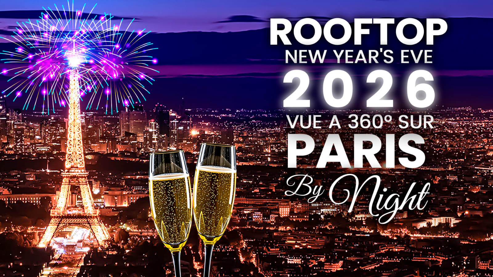 Réveillon Rooftop Club Panoramique D'exception 2026 Magique