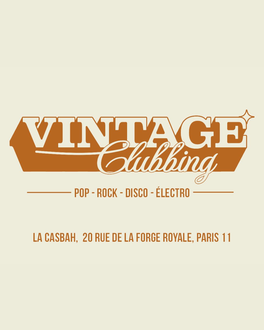 Vintage Clubbing W/ Garçon Heureux